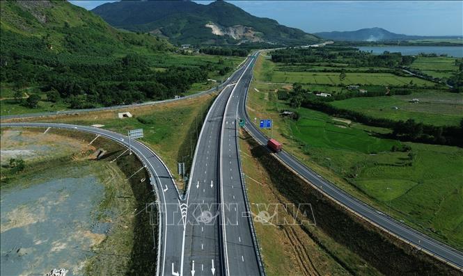 Điểm đầu Dự án giao với Quốc lộ 12C, nối tiếp với đường cao tốc Hàm Nghi – Vũng Áng tại xã Kỳ Hoa (xã Kỳ Tân cũ), tỉnh Hà Tĩnh. Ảnh: Quốc Khánh - TTXVN