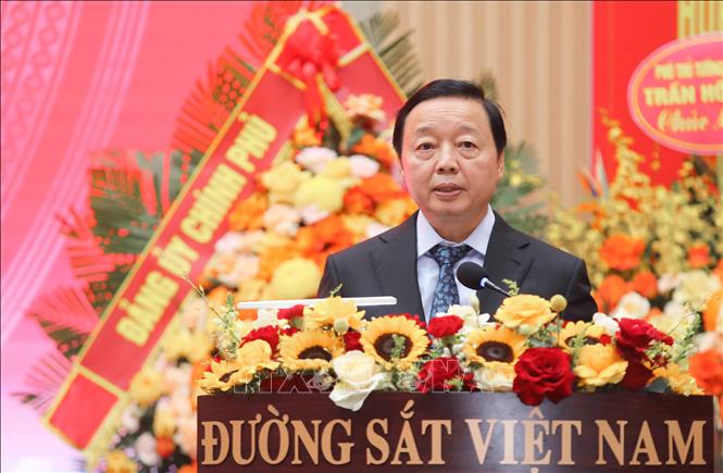 Phó Thủ tướng Trần Hồng Hà phát biểu chỉ đạo Đại hội. Ảnh: Thành Phương – TTXVN