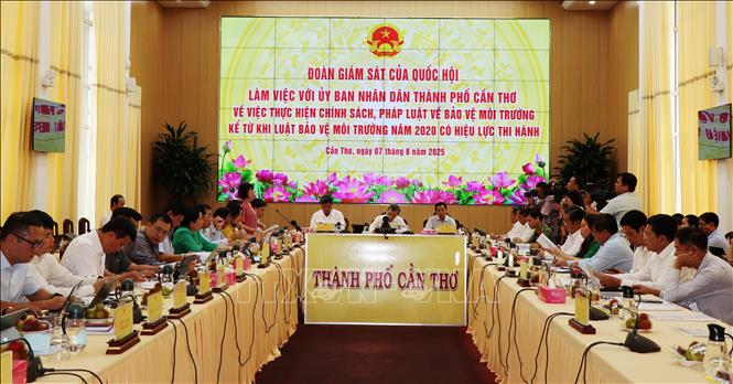 Quang cảnh buổi làm việc. Ảnh: Thu Hiền - TTXVN