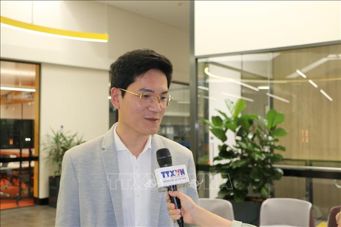 Ông Trần Trung Hiếu, đại diện ASIF Foundation, cho rằng việc gìn giữ tiếng Việt nơi xa xứ không chỉ là trách nhiệm của từng gia đình mà còn cần sự chung tay của cả cộng đồng. Ảnh: Lê Đạt - PV TTXVN tại Australia