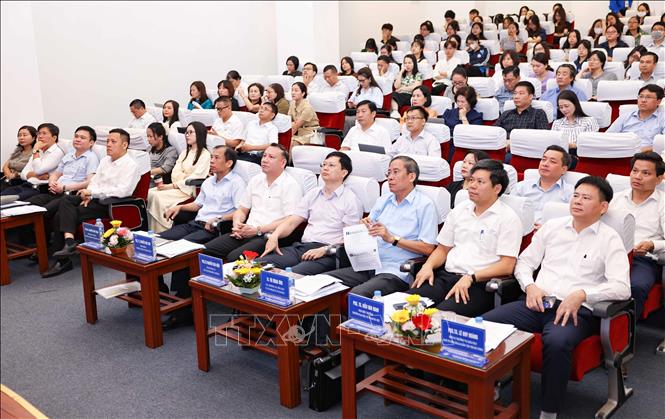 Đại biểu tham dự hội thảo. Ảnh: Thanh Tùng - TTXVN