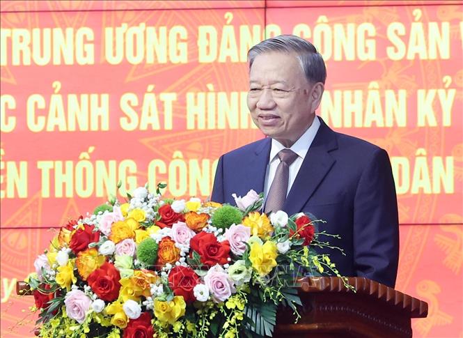 Tổng Bí thư Tô Lâm phát biểu. Ảnh: Thống Nhất - TTXVN