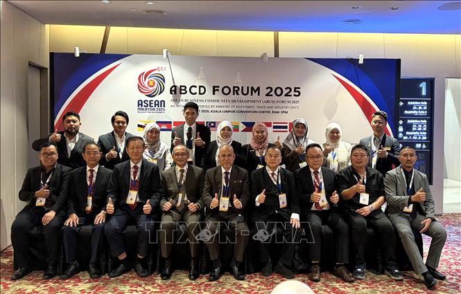 Các đại diện doanh nghiệp Malaysia tham dự Diễn đàn Phát triển Cộng đồng Doanh nghiệp ASEAN (ABCD) 2025. Ảnh: Viên Luyến – Phóng viên TTXVN tại Malaysia.
