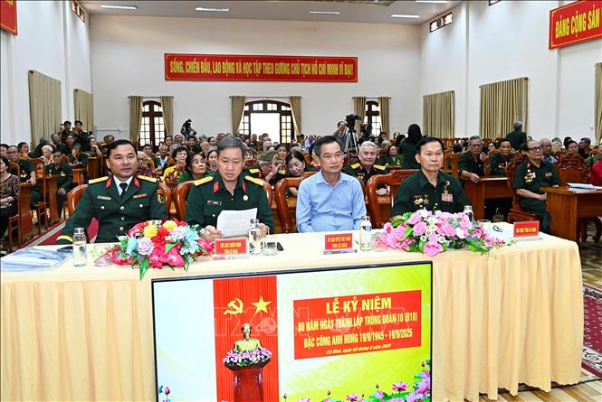 Các đại biểu tham dự lễ kỷ niệm. Ảnh: TTXVN phát