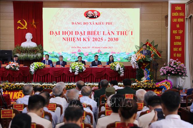 Uỷ viên Ban Thường vụ Thành ủy, Trưởng ban Nội chính Thành ủy Đỗ Anh Tuấn phát biểu chỉ đạo Đại hội. Ảnh: Quốc Lũy - TTXVN