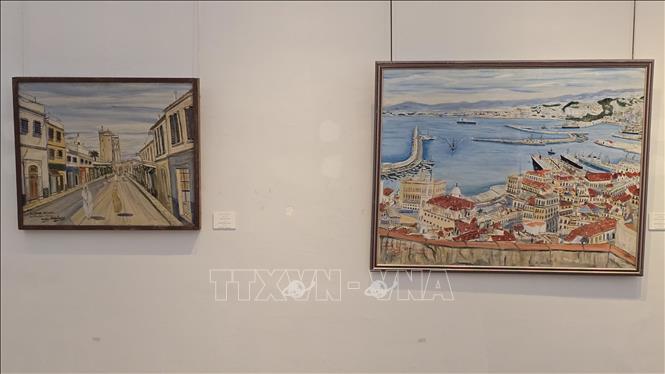 Algiers nhìn từ biệt thự Abdelatif của BENABOURA Hacène (1898 - 1960). Ảnh Nguyễn An – P/v TTXVN tại Algeria