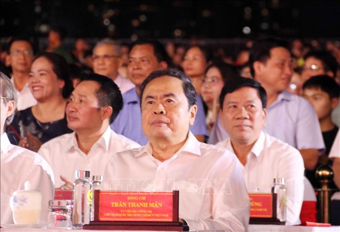 National Assembly Chairman Tran Thanh Man attends the programme in Ho Chi Minh City. Photo: VNA