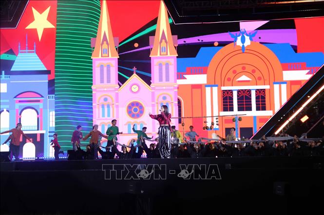 A performance at the programme in Ho Chi Minh City. Photo: VNA