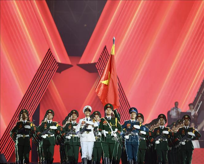 68 quân nhân Trường Sĩ quan Lục quân 1, từng đại diện cho Quân đội nhân dân Việt Nam tham gia lễ duyệt binh tại Quảng trường Đỏ (Moskva, Nga), ngày 9/5/2025, kỷ niệm 80 năm Ngày Chiến thắng trong Chiến tranh vệ quốc. Ảnh: Nhật Anh - TTXVN