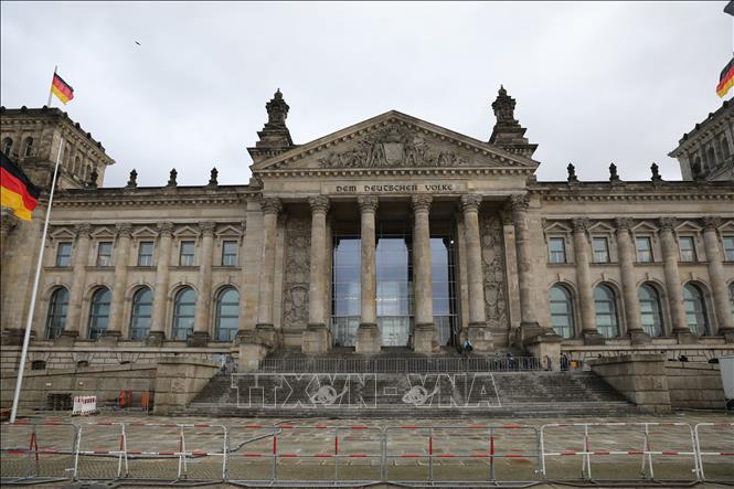 Tòa nhà Quốc hội Đức tại thủ đô Berlin. Ảnh: THX/TTXVN