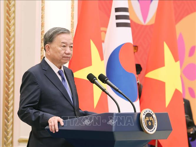 Tổng Bí thư Tô Lâm phát biểu. Ảnh: Thống Nhất – TTXVN