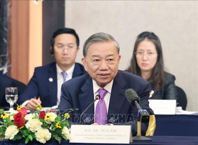 Tổng Bí thư Tô Lâm phát biểu. Ảnh: Thống Nhất – TTXVN