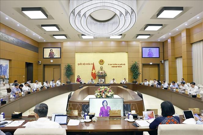 Quang cảnh phiên họp. Ảnh: Doãn Tấn - TTXVN