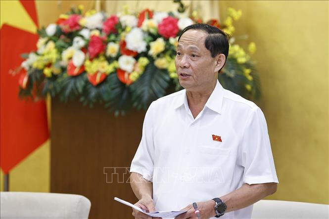 Phó Chủ tịch Quốc hội Trần Quang Phương phát biểu. Ảnh: Doãn Tấn - TTXVN