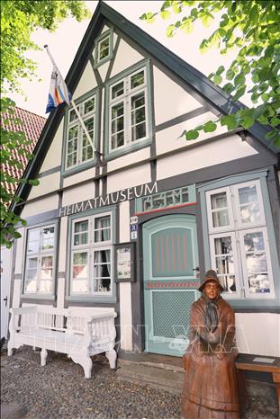 Bảo tàng lịch sử địa phương Warnemünde là một bảo tàng văn hóa dân gian ở quận Warnemünde, thành phố Rostock. Ảnh: Thu Hằng - PV TTXVN tại Đức
