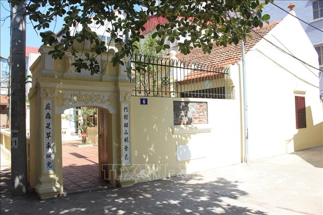 Nhà cụ Nguyễn Thị An (số 6, ngõ 319 đường An Dương Vương, phường Phú Thượng, thành phố Hà Nội), nơi đầu tiên tại Thủ đô đón Bác Hồ trở về từ chiến khu Việt Bắc. Ảnh: Nguyễn Thắng - TTXVN
