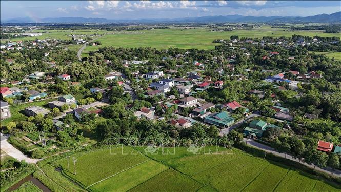 Tổ dân phố Liên Vinh (phường Hà Huy Tập) là vị trí dự kiến sẽ xây dựng ga Hà Tĩnh. Ảnh: Hữu Quyết - TTXVN