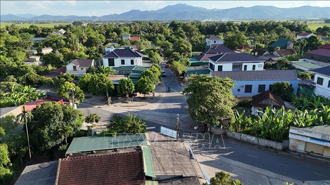 Khu dân cư tại tổ dân phố Liên Vinh (phường Hà Huy Tập) Ảnh: Hữu Quyết - TTXVN