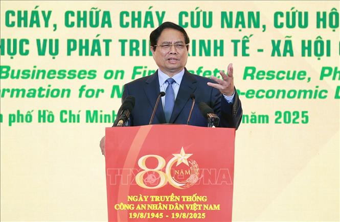 Thủ tướng Phạm Minh Chính phát biểu tại Diễn đàn. Ảnh: Dương Giang-TTXVN