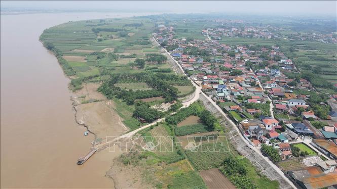 Xã đảo Minh Châu (Hà Nội). Ảnh: Vũ Quang - TTXVN