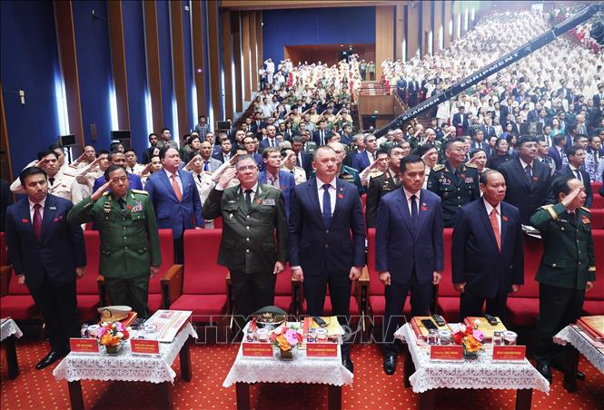 Các đại biểu dự Lễ kỷ niệm. Ảnh: Thống Nhất-TTXVN