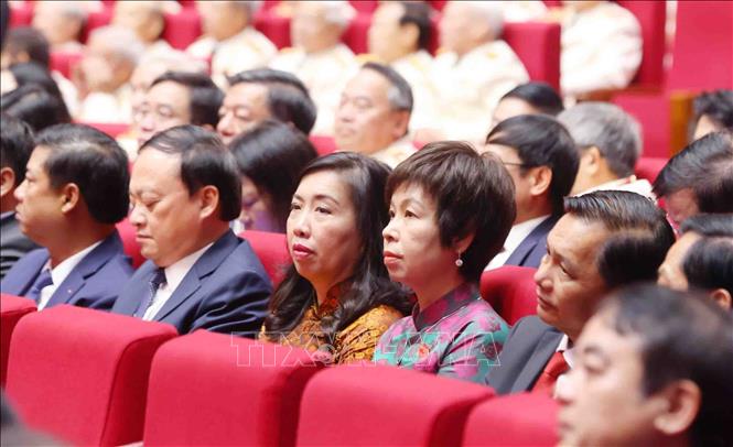 Các đại biểu tham dự buổi lễ. Ảnh: Phạm Kiên - TTXVN