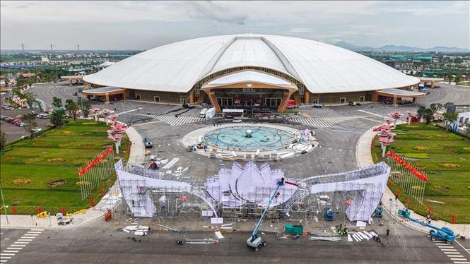 An aerial view of the Vietnam Exposition Centre. VNA Photo