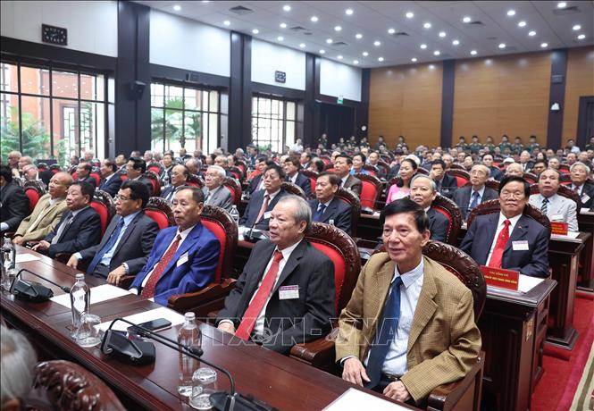 Các đại biểu dự buổi gặp mặt. Ảnh: Thống Nhất-TTXVN