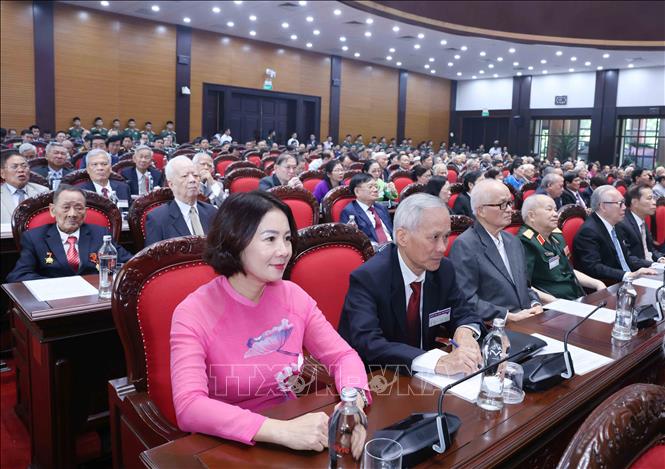 Các đại biểu tham dự buổi gặp mặt. Ảnh: Phương Hoa - TTXVN