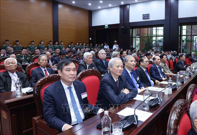 Các đại biểu tham dự buổi gặp mặt. Ảnh: Phương Hoa - TTXVN