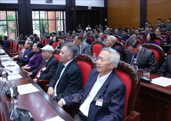 Các đại biểu tham dự buổi gặp mặt. Ảnh: Phương Hoa - TTXVN