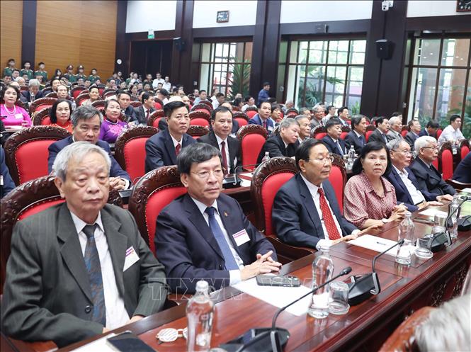Các đại biểu dự buổi gặp mặt. Ảnh: Thống Nhất-TTXVN