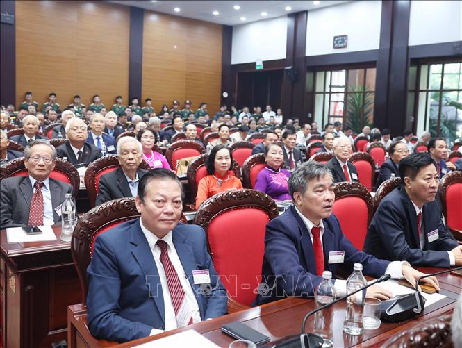 Các đại biểu dự buổi gặp mặt. Ảnh: Thống Nhất-TTXVN