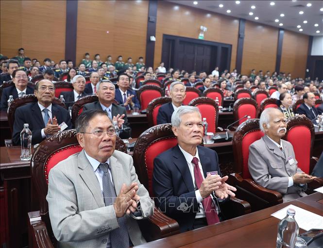 Các đại biểu dự buổi gặp mặt. Ảnh: Thống Nhất-TTXVN
