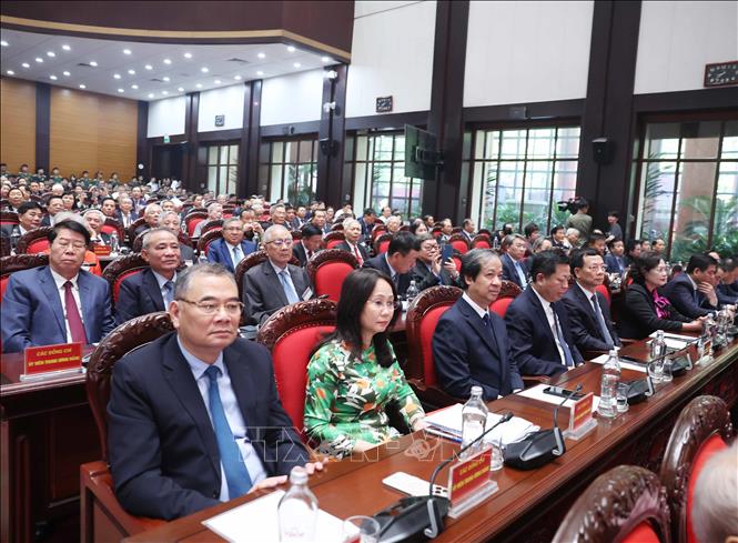 Các đại biểu dự buổi gặp mặt. Ảnh: Thống Nhất-TTXVN