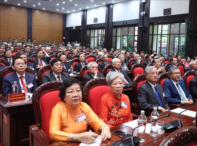 Các đại biểu dự buổi gặp mặt. Ảnh: Thống Nhất-TTXVN