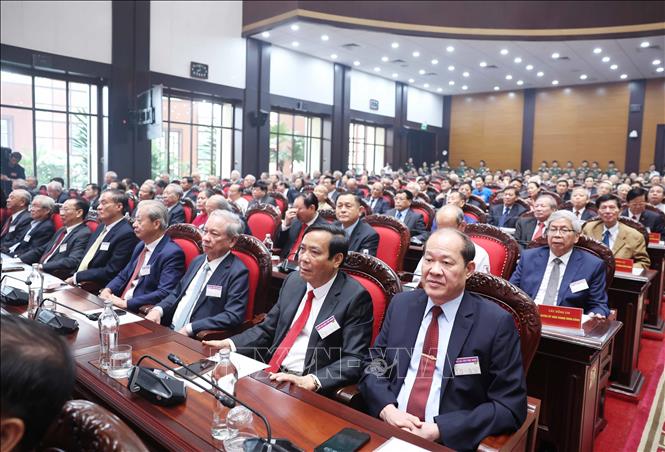 Các đại biểu dự buổi gặp mặt. Ảnh: Thống Nhất-TTXVN
