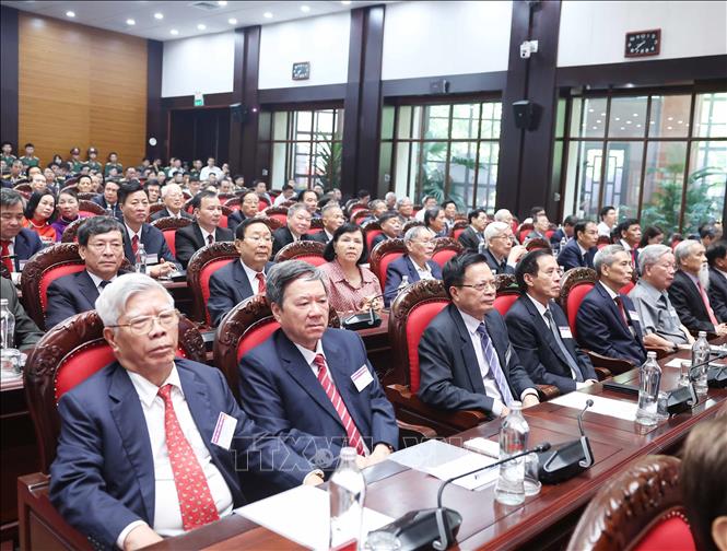Các đại biểu dự buổi gặp mặt. Ảnh: Thống Nhất-TTXVN