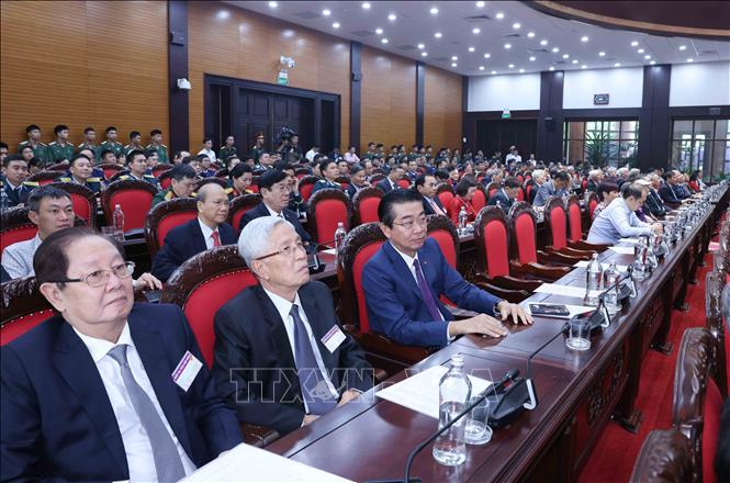 Các đại biểu dự buổi gặp mặt. Ảnh: Phương Hoa - TTXVN