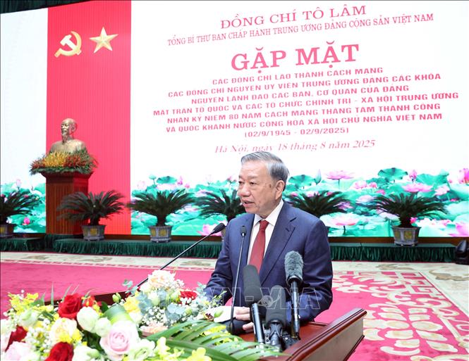Tổng Bí thư Tô Lâm phát biểu. Ảnh: Thống Nhất-TTXVN