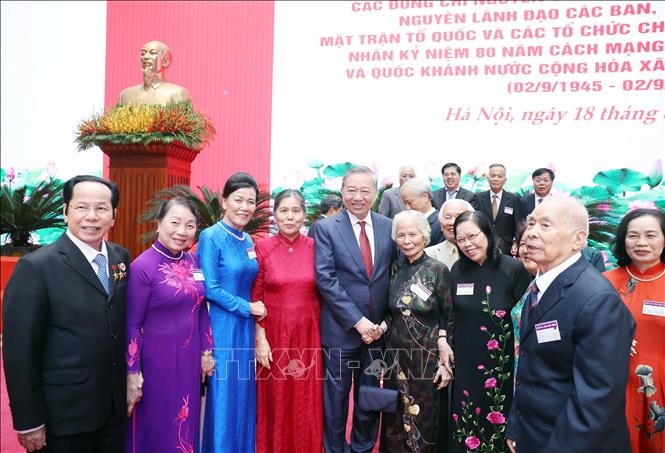 Tổng Bí thư Tô Lâm và các đại biểu. Ảnh: Thống Nhất-TTXVN