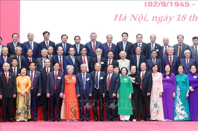 Tổng Bí thư Tô Lâm và các đại biểu. Ảnh: Thống Nhất-TTXVN