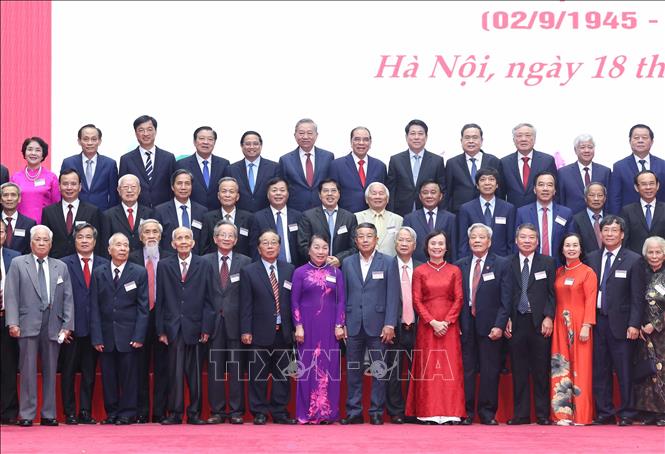 Tổng Bí thư Tô Lâm và các đại biểu. Ảnh: Thống Nhất-TTXVN