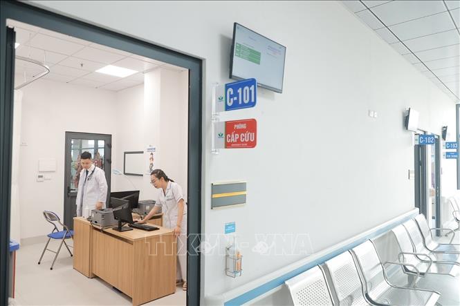 Bệnh viện nhi Trung ương cơ sở 2 sẵn sàng đi vào hoạt động. Ảnh: Minh Quyết - TTXVN