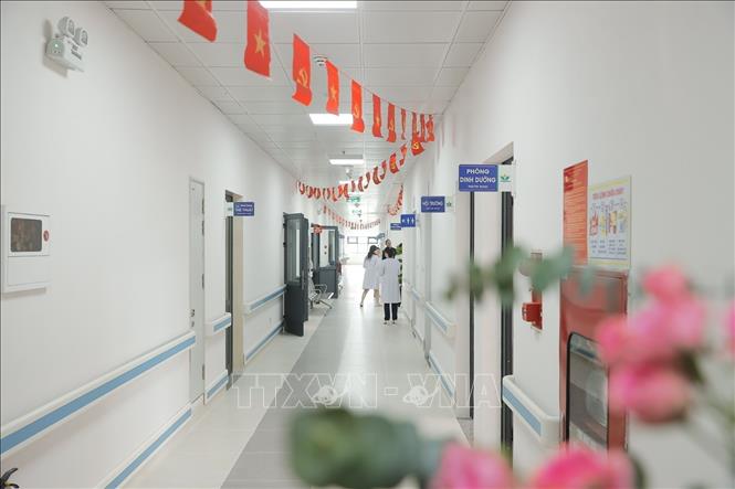 Bệnh viện nhi Trung ương cơ sở 2 sẵn sàng đi vào hoạt động. Ảnh: Minh Quyết - TTXVN
