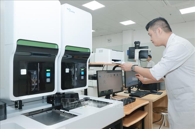 Bệnh viện nhi Trung ương cơ sở 2 sẵn sàng đi vào hoạt động. Ảnh: Minh Quyết - TTXVN