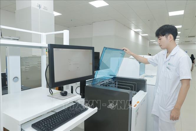 Bệnh viện nhi Trung ương cơ sở 2 sẵn sàng đi vào hoạt động. Ảnh: Minh Quyết - TTXVN