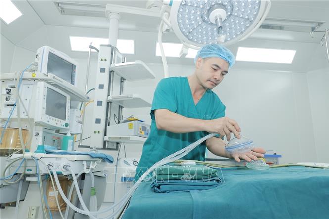 Bệnh viện nhi Trung ương cơ sở 2 sẵn sàng đi vào hoạt động. Ảnh: Minh Quyết - TTXVN