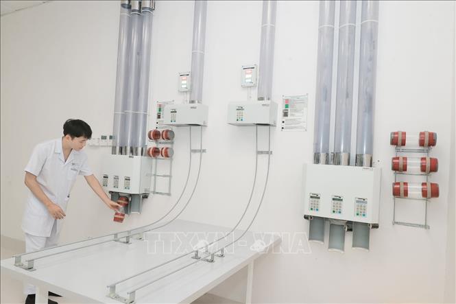 Bệnh viện nhi Trung ương cơ sở 2 sẵn sàng đi vào hoạt động. Ảnh: Minh Quyết - TTXVN