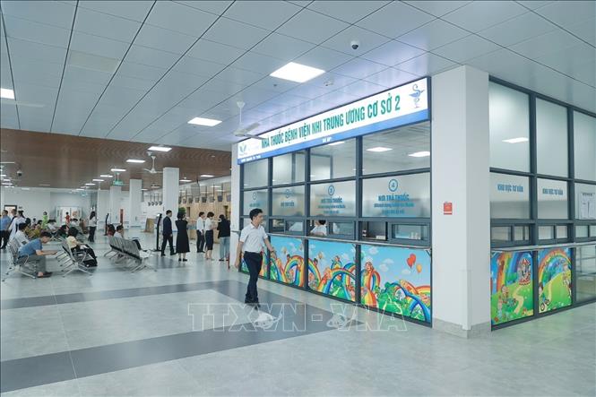Bệnh viện nhi Trung ương cơ sở 2 sẵn sàng đi vào hoạt động. Ảnh: Minh Quyết - TTXVN